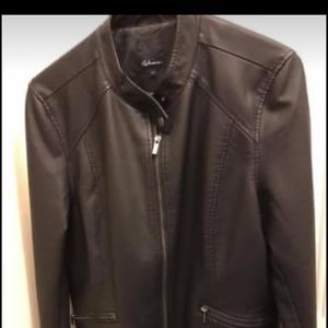 Faux leather jacket